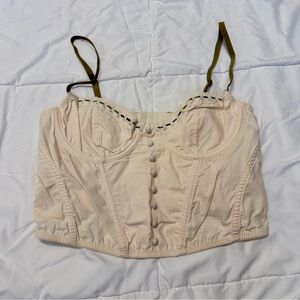 Urban Outfitters Ribbon Trim Corset Top